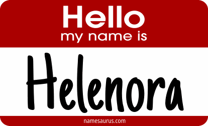 Hello my name is Helenora png download