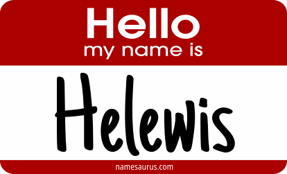 Hello my name is Helewis png download