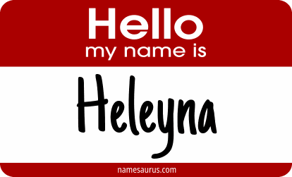 Hello my name is Heleyna png download