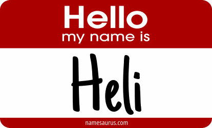 Hello my name is Heli png download
