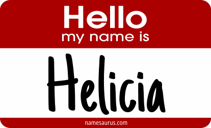 Hello my name is Helicia png download
