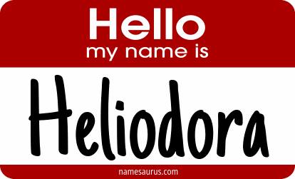 Hello my name is Heliodora png download