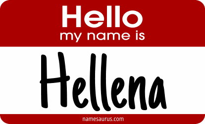 Hello my name is Hellena png download