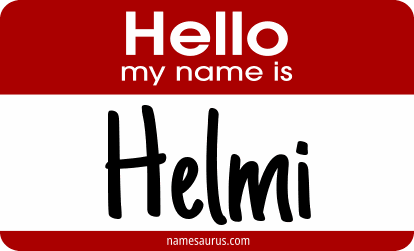 Hello my name is Helmi png download