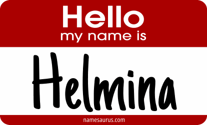 Hello my name is Helmina png download