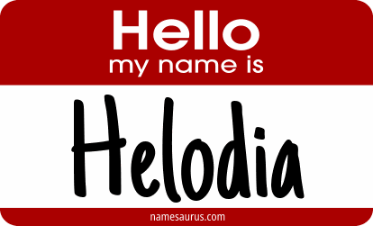 Hello my name is Helodia png download