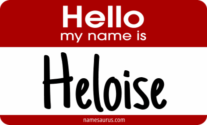 Hello my name is Heloise png download