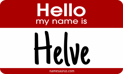 Hello my name is Helve png download