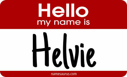Hello my name is Helvie png download