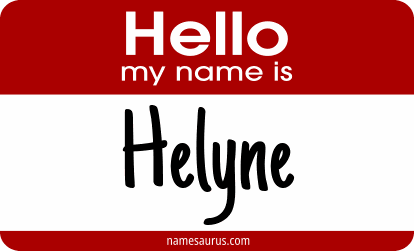 Hello my name is Helyne png download