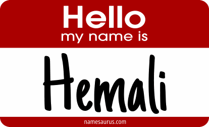 Hello my name is Hemali png download