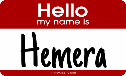 Hello my name is Hemera png download