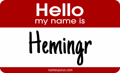 Hello my name is Hemingr png download