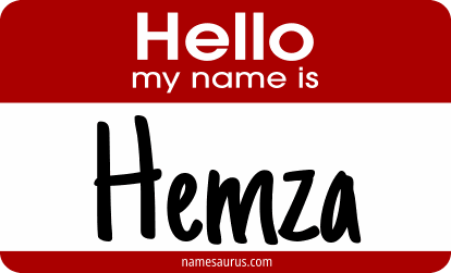 Hello my name is Hemza png download