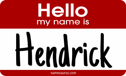 Hello my name is Hendrick png download