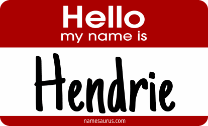 Hello my name is Hendrie png download