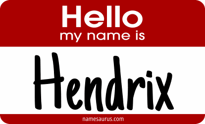 Hello my name is Hendrix png download
