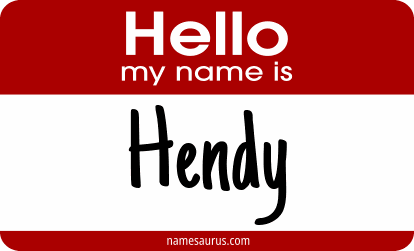 Hello my name is Hendy png download