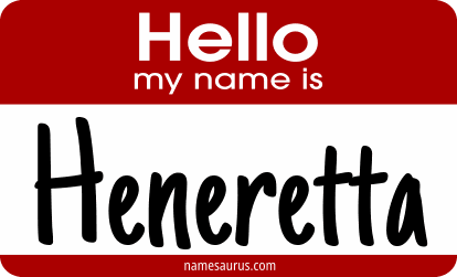 Hello my name is Heneretta png download