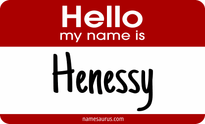 Hello my name is Henessy png download