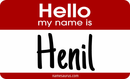 Hello my name is Henil png download