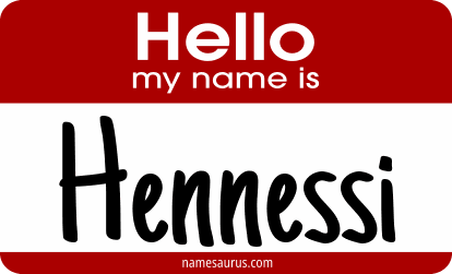 Hello my name is Hennessi png download