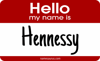 Hello my name is Hennessy png download