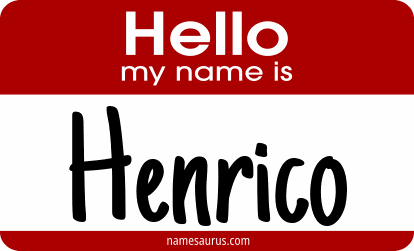Hello my name is Henrico png download