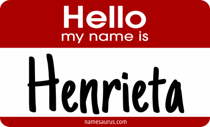Hello my name is Henrieta png download