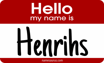 Hello my name is Henrihs png download