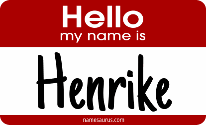 Hello my name is Henrike png download