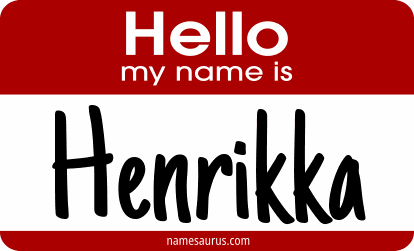Hello my name is Henrikka png download