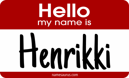 Hello my name is Henrikki png download