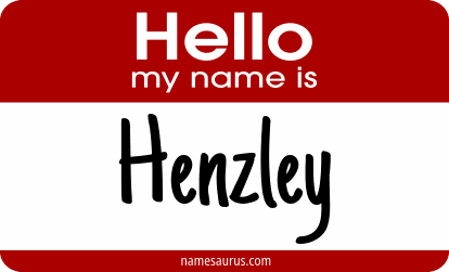 Hello my name is Henzley png download