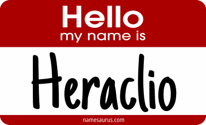 Hello my name is Heraclio png download