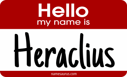 Hello my name is Heraclius png download
