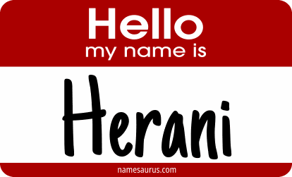Hello my name is Herani png download