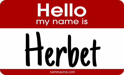 Hello my name is Herbet png download
