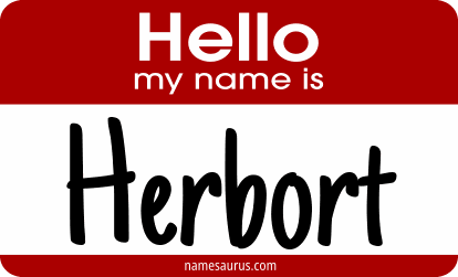 Hello my name is Herbort png download