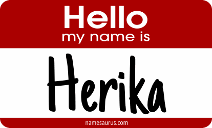 Hello my name is Herika png download