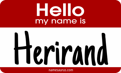 Hello my name is Herirand png download