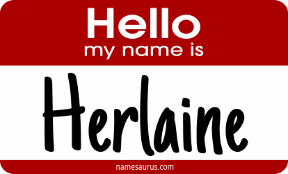 Hello my name is Herlaine png download