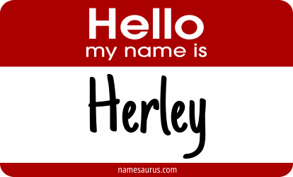Hello my name is Herley png download