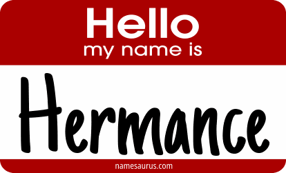 Hello my name is Hermance png download