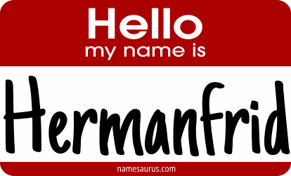 Hello my name is Hermanfrid png download