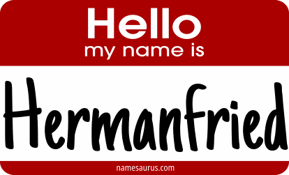 Hello my name is Hermanfried png download