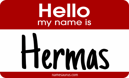 Hello my name is Hermas png download