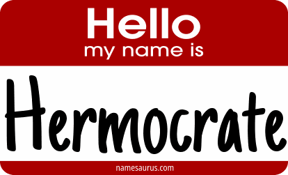 Hello my name is Hermocrate png download