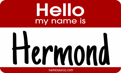Hello my name is Hermond png download