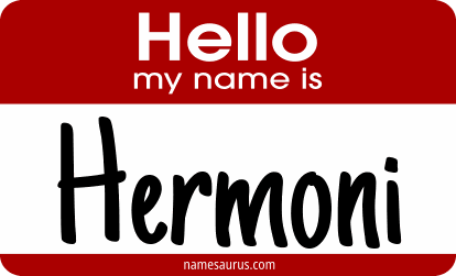 Hello my name is Hermoni png download